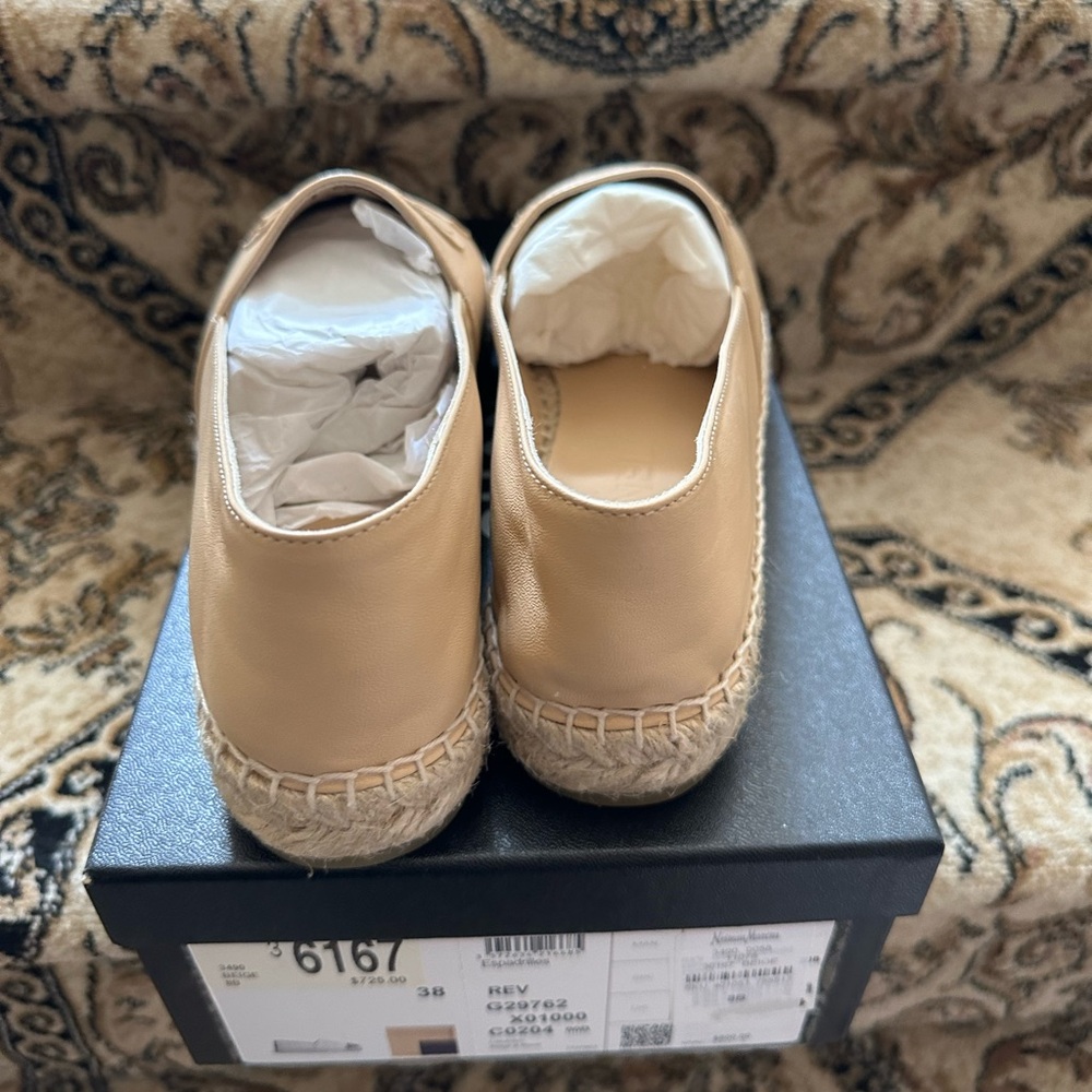 CHANEL Tan and Black Espadrilles (NEW) - Picture 3 of 4